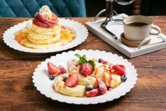 ふわっふわ食感が魅力のスフレタイプのパンケーキ「Café Reset」